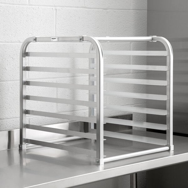 Regency 7 Pan End Load Countertop Bun / Sheet Pan Rack - Unassembled