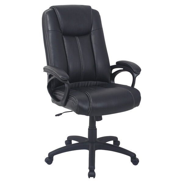 Alera ALECC4119F CC Series High-Back Black Leather Executive Office Chair