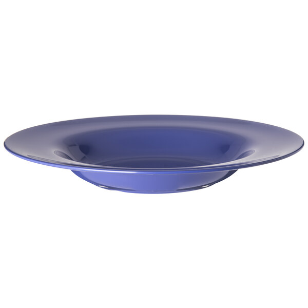 Carlisle 4303014 Durus 20 oz. Ocean Blue Melamine Pasta Bowl 12/Case