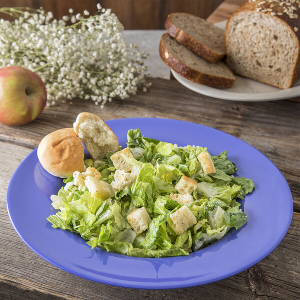 Carlisle 4303014 Durus 20 oz. Ocean Blue Melamine Pasta Bowl 12/Case