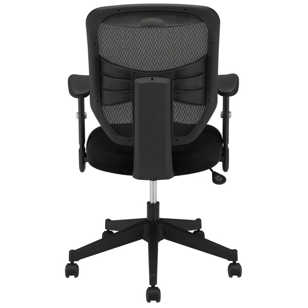 HON VL531MM10 Basyx VL531 Series High-Back Black Mesh Office Chair