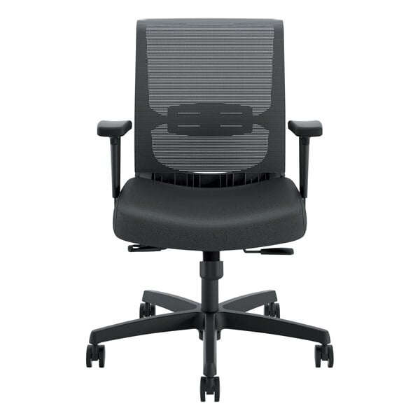 HON Convergence Black Mesh / Fabric Task Chair