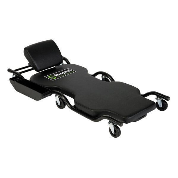 ShopSol 1010242 Black Heavy Duty Automotive Creeper with Adjustable