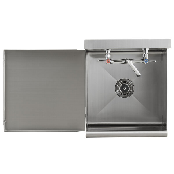 Regency 18" 16Gauge Stainless Steel One Compartment Commercial Utility