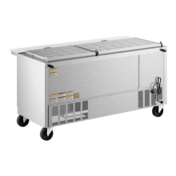Beverage-Air SPE72HC-30M-CL Elite 72" 3 Door Mega Top Refrigerated Sandwich Prep Table