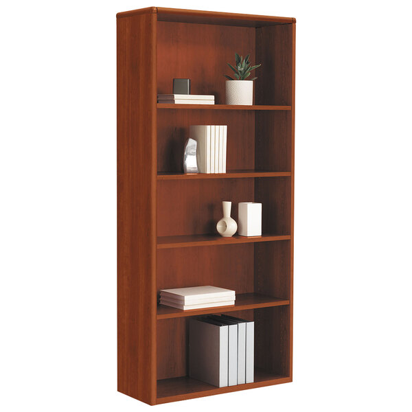 Hon 107569co 10700 Series Cognac 5 Shelf Bookcase 32 3 8 X Main Picture