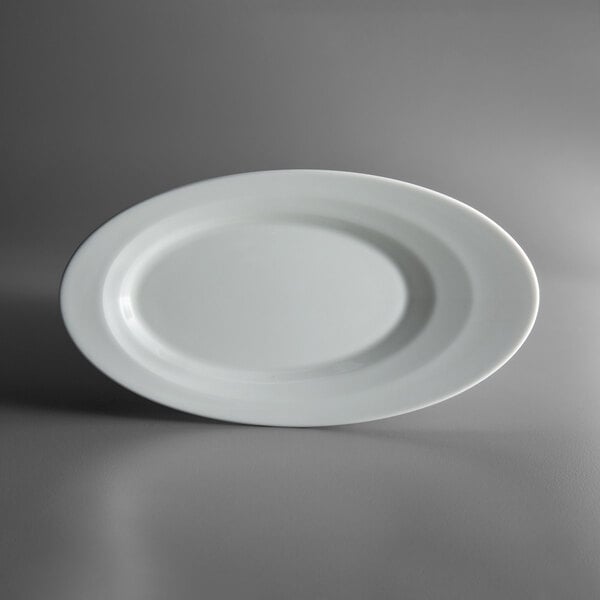 A Schonwald bone white oval porcelain platter.