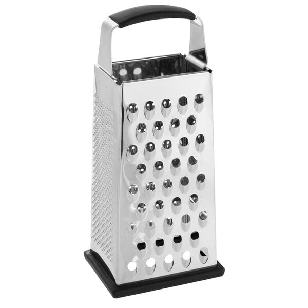 Stainless Steel Box Grater with 4 Sides Non-Stick Mirror Finish – Life Handy