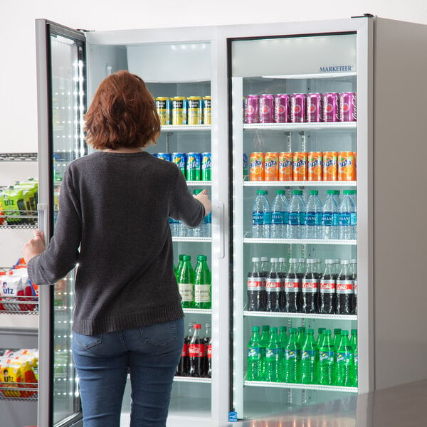 Beverage Air One Door Merchandiser Refrigerator White