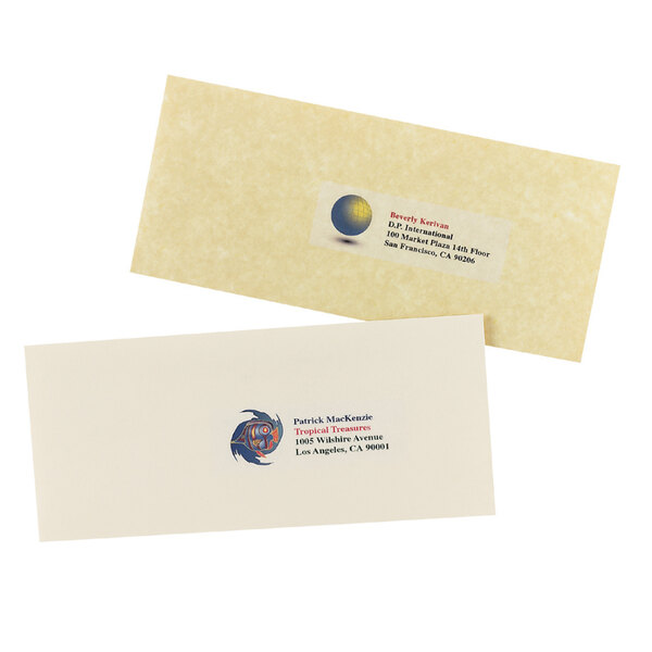 Avery 08662 Easy Peel 1 1/3" x 4" Clear Matte Address Labels 350/Pack