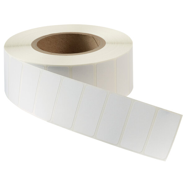 A roll of white Avery Industrial Direct Thermal labels.