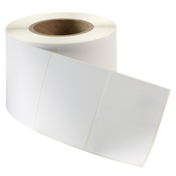 A roll of white Avery Industrial Direct Thermal labels.