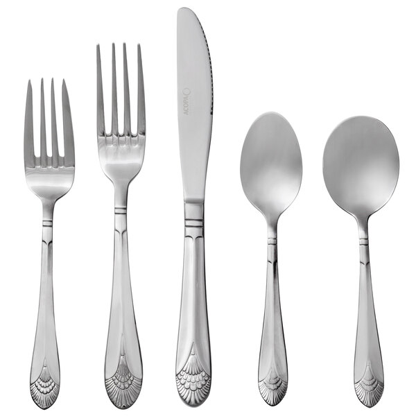 Acopa Monaca 18 8 Stainless Steel Extra Heavy Weight Flatware Acopa Monaca 18 8 Stainless Steel Extra