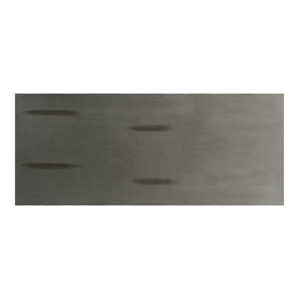 Lancaster Table & Seating Industrial 30" x 72" Solid Wood Live Edge Table Top with Slate Gray Finish