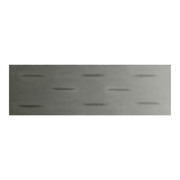 Lancaster Table & Seating Industrial 30" x 96" Solid Wood Live Edge Table Top with Slate Gray Finish