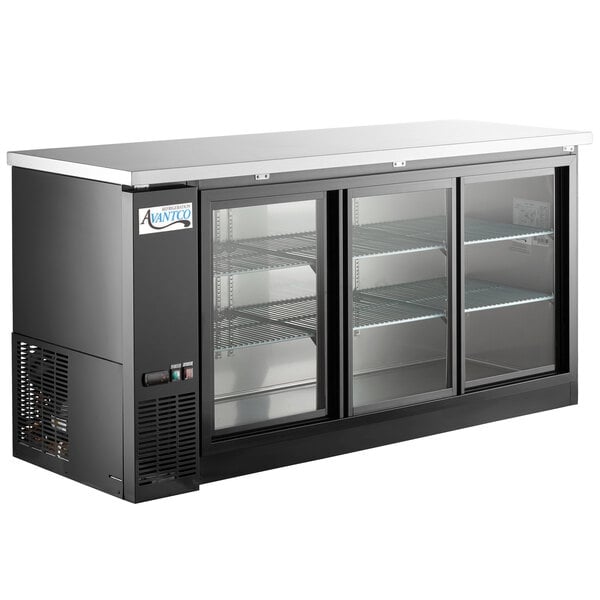 Avantco Ubb 72s Hc 73 Black Counter, Sliding Door Refrigerator Parts