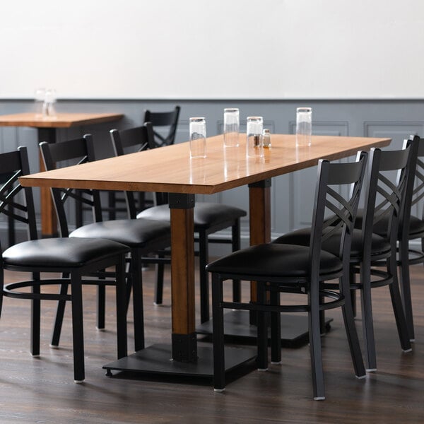 Lancaster Table Seating 30 X 72, What Height Chairs For 30 Inch Table