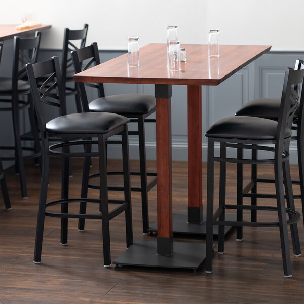 Lancaster Table & Seating 30" x 60" Solid Wood Live Edge ...