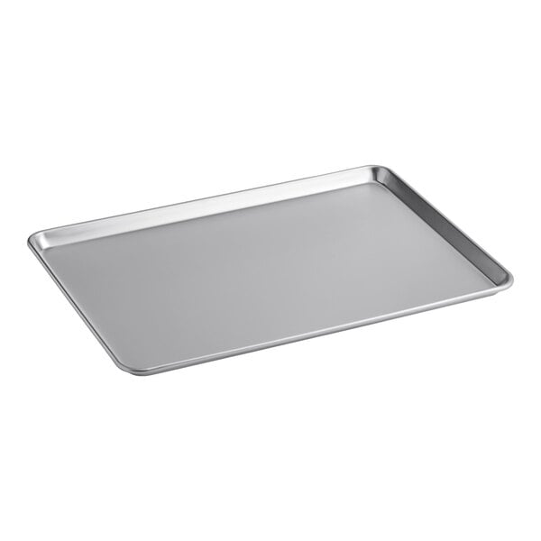 Baker's Lane Heavy-Duty Full Size 16 Gauge 18" x 26" Wire Rim Aluminum Bun / Sheet Pan