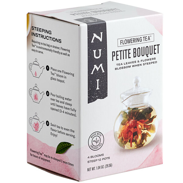Numi Flowering Tea Set Numi Petite Bouquet Flowering Tea 4 Piece Set