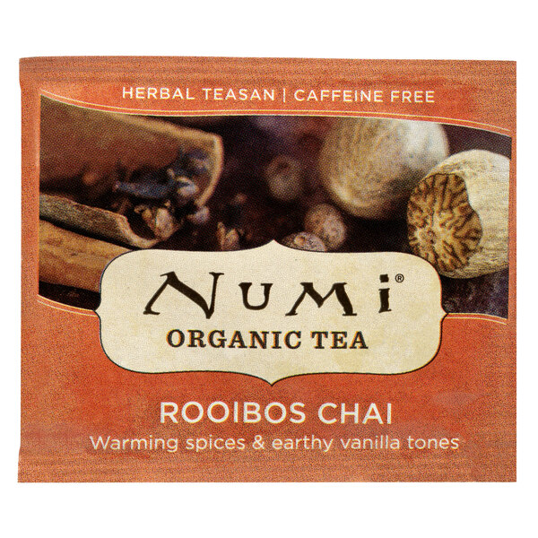 Amazon Com Numi Organic Tea Rooibos Chai 18 Count Box Of Tea