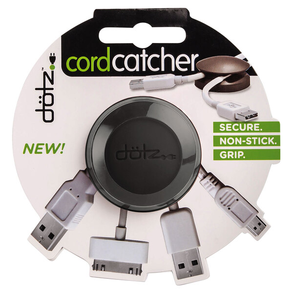 Dotz DCC40MCK Black Cable Cord Catcher