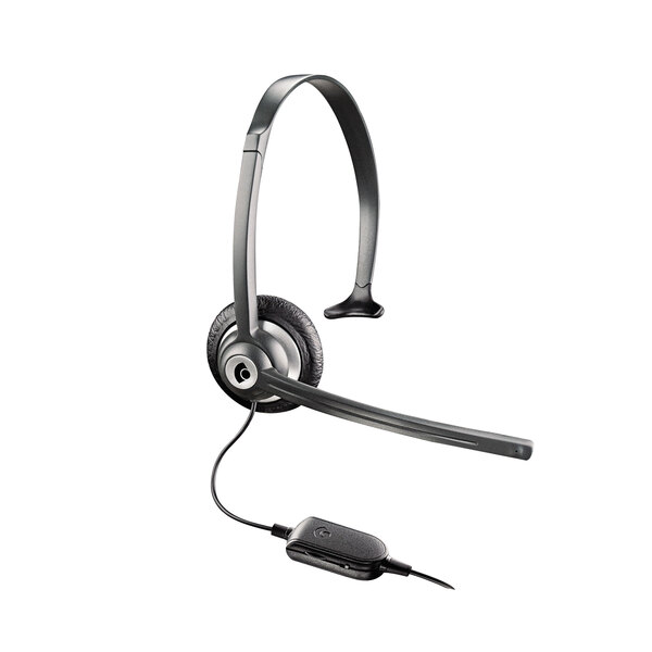 Plantronics M214C Gray Monaural OvertheHead NoiseCanceling Headset