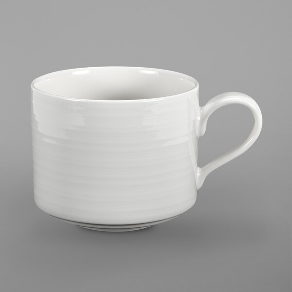 Oneida R4898998535 Chord 3 5 Oz Stackable White Porcelain Espresso Cup 36 Case