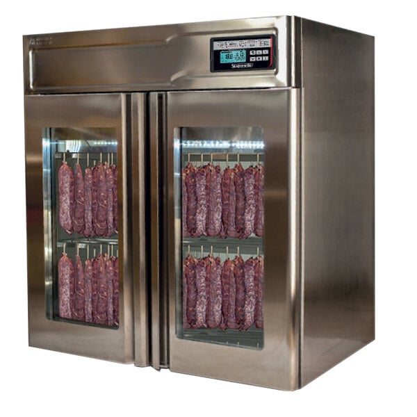 Stagionello 43 Glass Door Stainless Steel Meat Curing Cabinet
