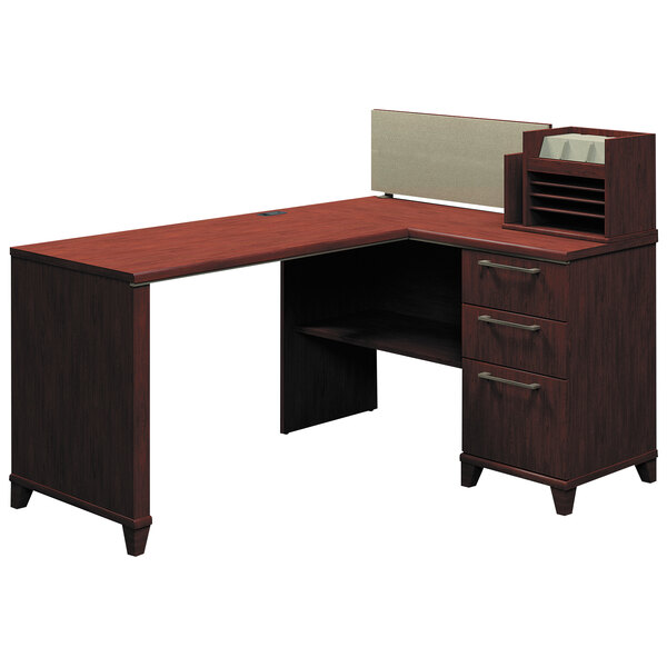 Bush 2999CSA103 Enterprise Harvest Cherry Laminate Corner Desk 60" x