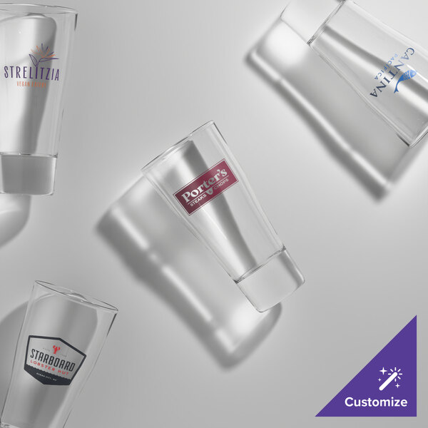 Arcoroc N0521 Urbane 12 oz. Customizable Stackable Beverage Glass by Arc Cardinal - 12/Case