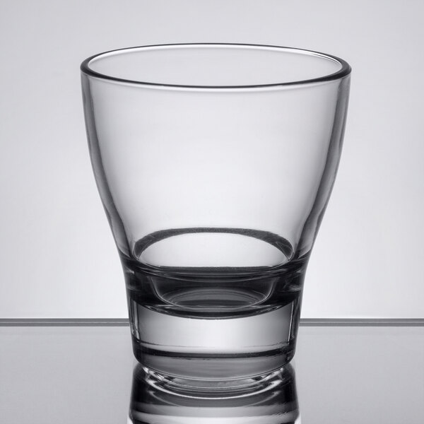 a close up of a glass