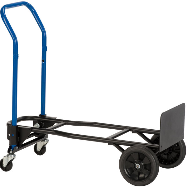 Folding Hand Truck Dolly Cart Trolley Convertible Wheels Moving 400lb Capacity 