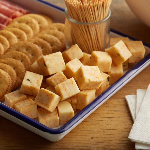 York Valley Cheese Company 5 lb. Ghost Pepper Cheese 6/Case