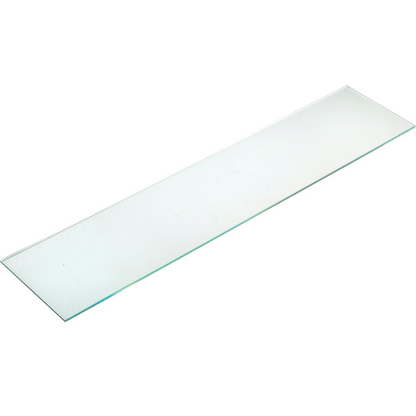 CalMil C732GLASS 7" x 32" Glass Rectangular Shelf for Display Risers