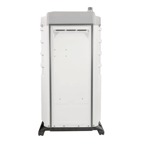 PolyJohn FS3-3008 Fleet White Premium Portable Restroom with Freshwater / Recirculating Flush Tank - Assembled