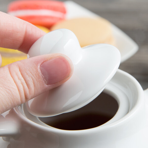 a red and white object