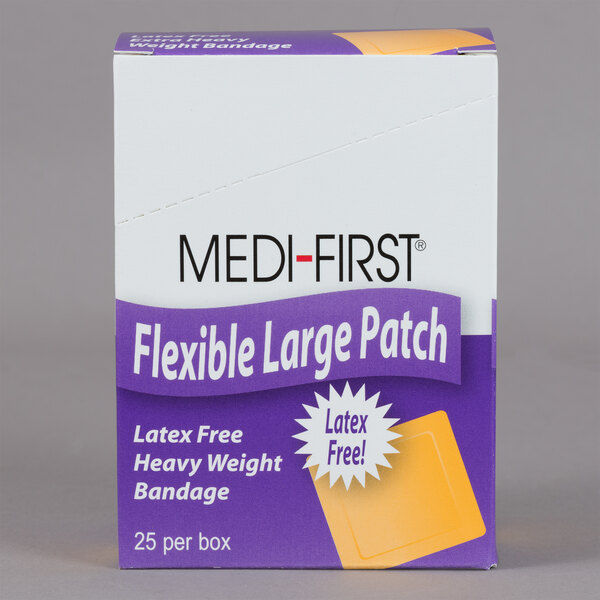 MediFirst 61873 2" x 3" Woven Adhesive Bandage Patch 25/Box