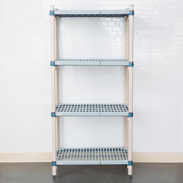 MetroMax Q shelf with three shelves.