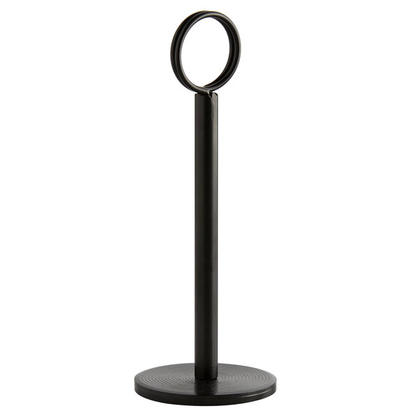 a black object with a black base