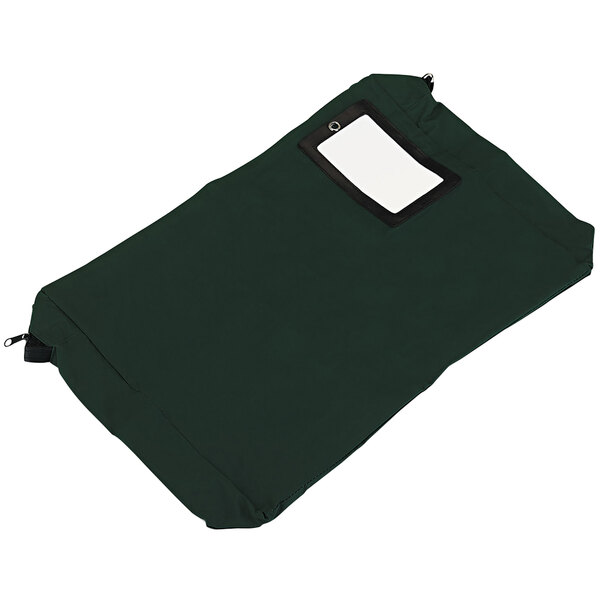 PM Company 04647 18" x 14" x 4" Dark Green Expandable Transit Sack