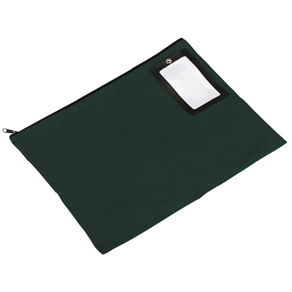 PM Company 04649 18" x 14" Dark Green Flat Transit Sack