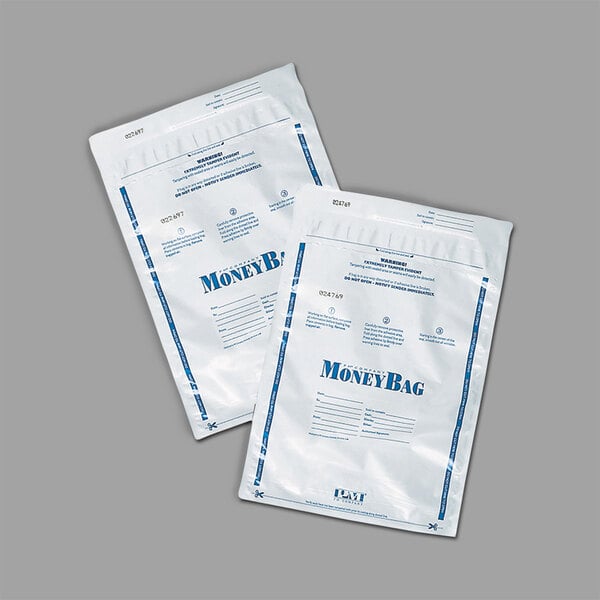 White 100 Bags Per Pack MMF Industries FREEZFraud Deposit Bags 9 x 12 Inches 