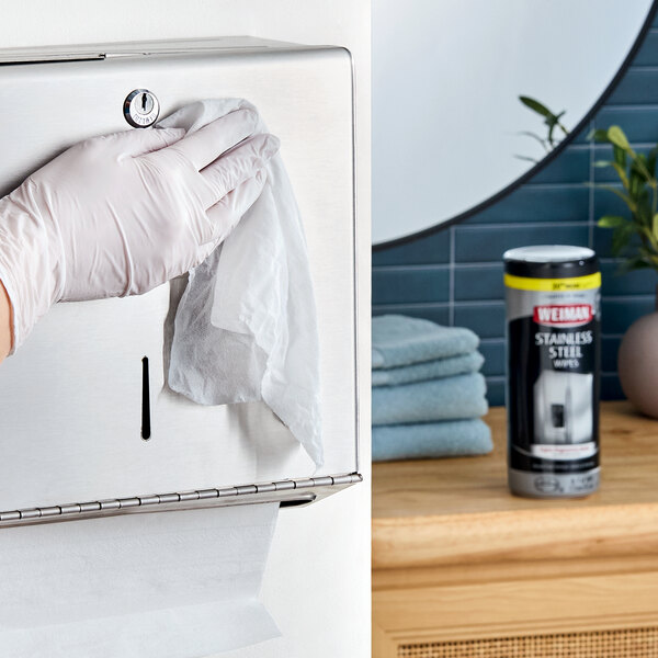 30 ct. Weiman 92 Stainless Steel Cleaning & Polishing Wipes