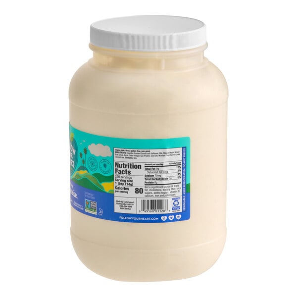 Follow Your Heart 1 Gallon Original Vegenaise Vegan Mayonnaise - 4/Case