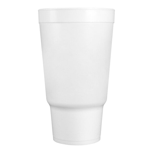 Dart 32 oz. White Customizable Foam Travel Cup - 400/Case
