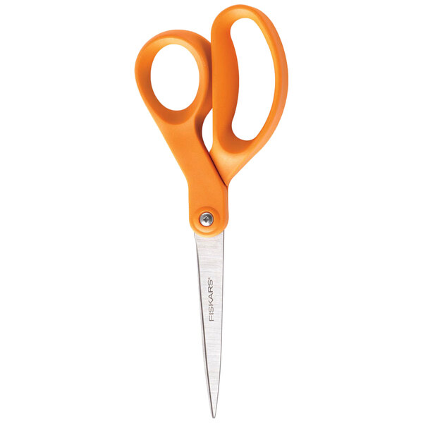 Fiskars 1020499 Scissors Sharpener, 9 x 4 x 13.8 cm, White/Orange