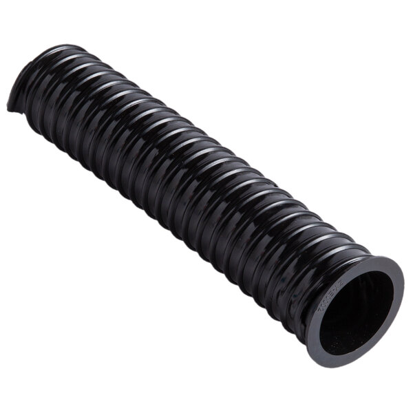 A black Lavex corrugated duct hose with a cuff assembly.