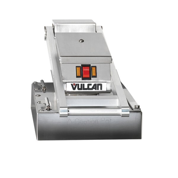 a machine with red and yellow buttons