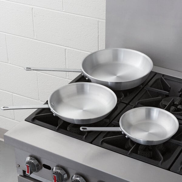 sedona set of 2 aluminum fry pans